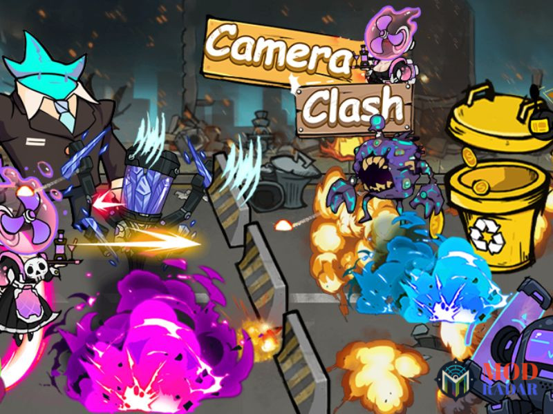 Hack Camera Clash có đồ họa 2D sống động