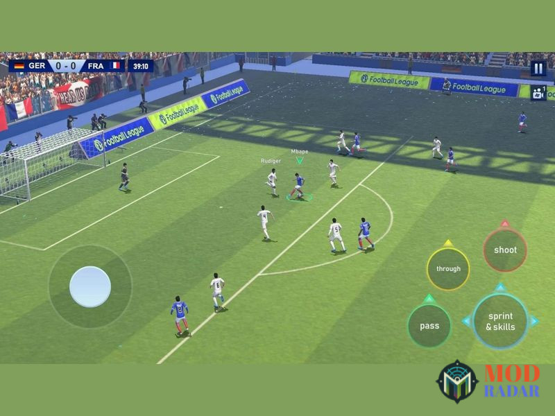 Hiệu ứng trận đấu sống động trong Dream League Soccer 2019 MOD Tiger Vô Hạn Tiền