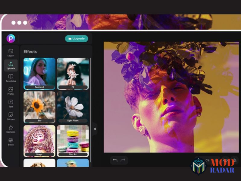 Picsart Theartpics MOD APK có bộ lọc và hiệu ứng nghệ thuật đa dạng