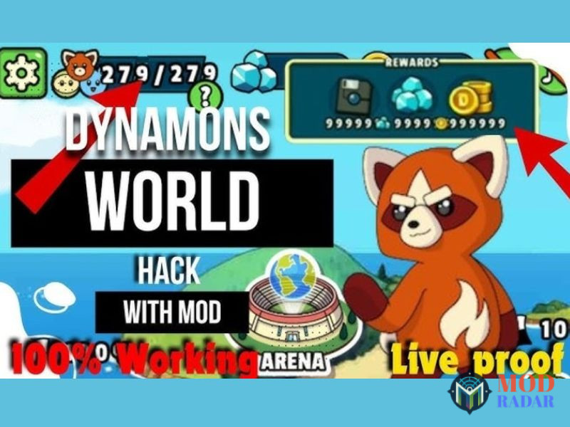 dynamons world 4 Tải Dynamons World Mod APK (Rồng Max Level, Vô Hạn Tiền, Đĩa) v1.12.61 Các Đặc Quyền Vượt Trội Trên Bản Dynamons World Mod APK