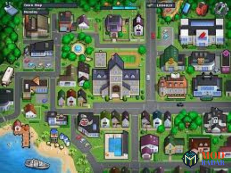 summertime saga gameplay 2 Summertime Saga Gameplay - Cerita, Karakter, dan Pilihan Pemain Peta Interaktif (Map Navigation) dan Lokasi Penting